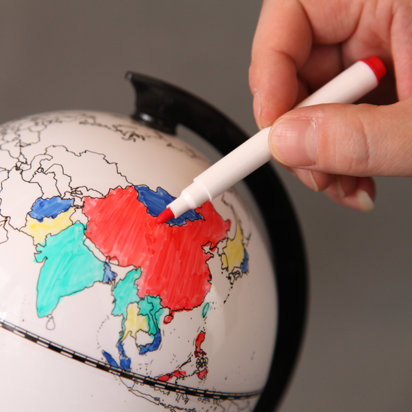 Small Coloring Globe