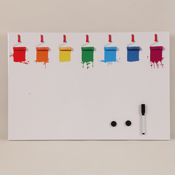 Industrial Style Magnetic Dry Erase Board