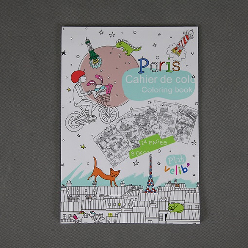 Paris Coloring Book