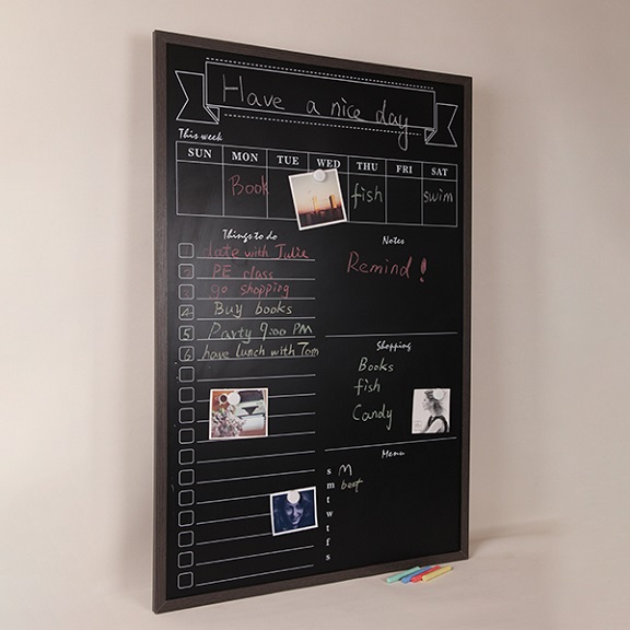 Magnetic Family Planner Chalkboard 