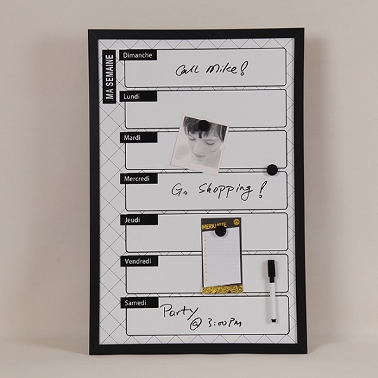 Magnetic Weekly Planner Dry Erase Board