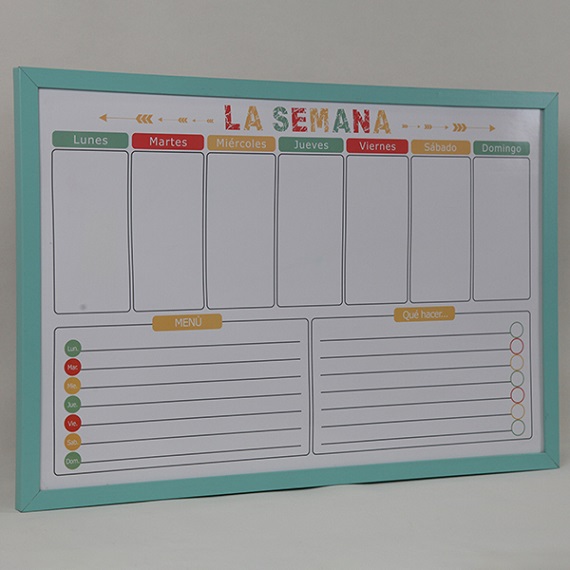 Magnetic Weekly Planner Whiteboard 