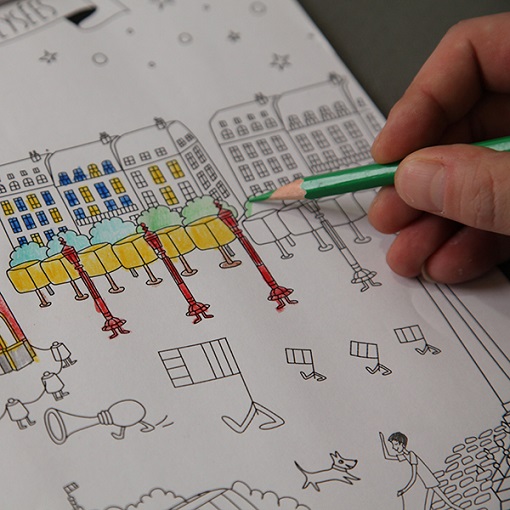 Paris Coloring Book