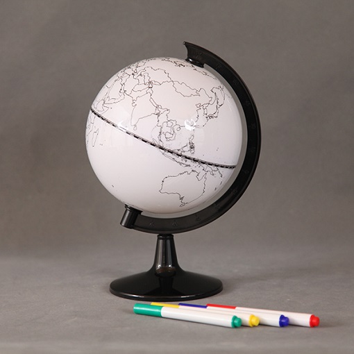 Dry Erase Coloring Globe