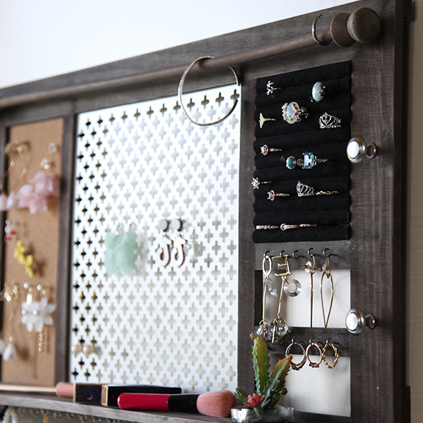 Multifunctional Wall Jewelry Organizer