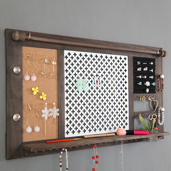 Multifunctional Wall Jewelry Organizer