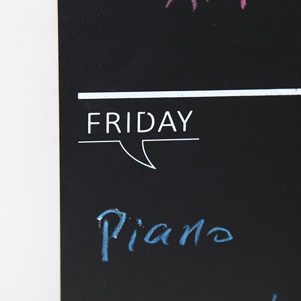 Vintage Weekly Planner Chalkboard 