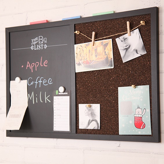 Chalkboard Cork Board Combo