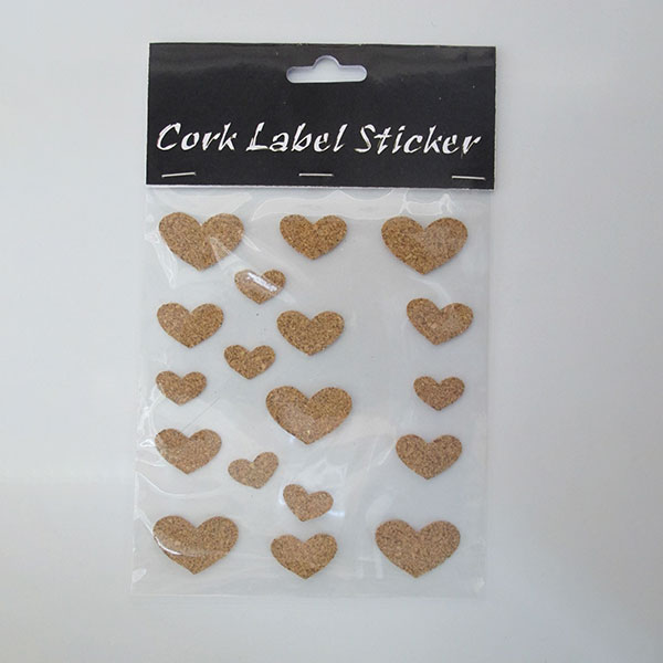 Cork Stickers In Round Shapes With Printing