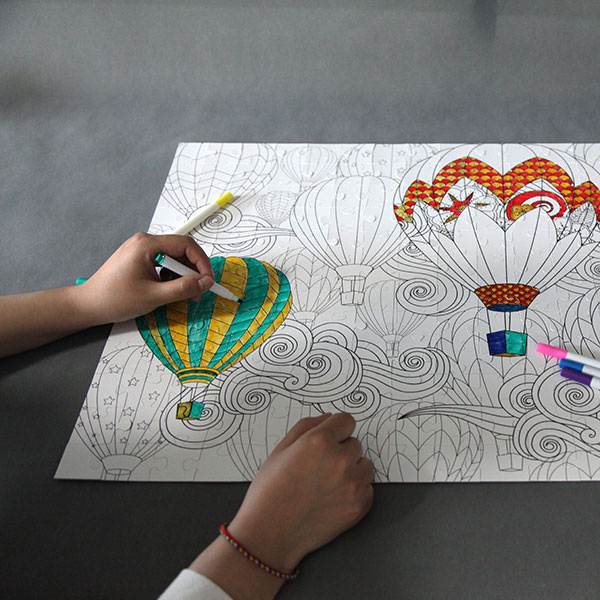 Balloon Coloring Puzzle