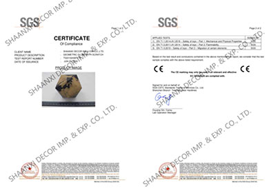 Scratching paper poster: CE Certificate of compliance