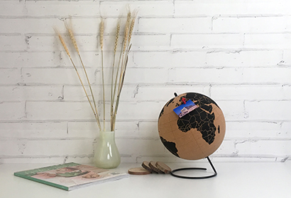 Tabletop Cork Globe