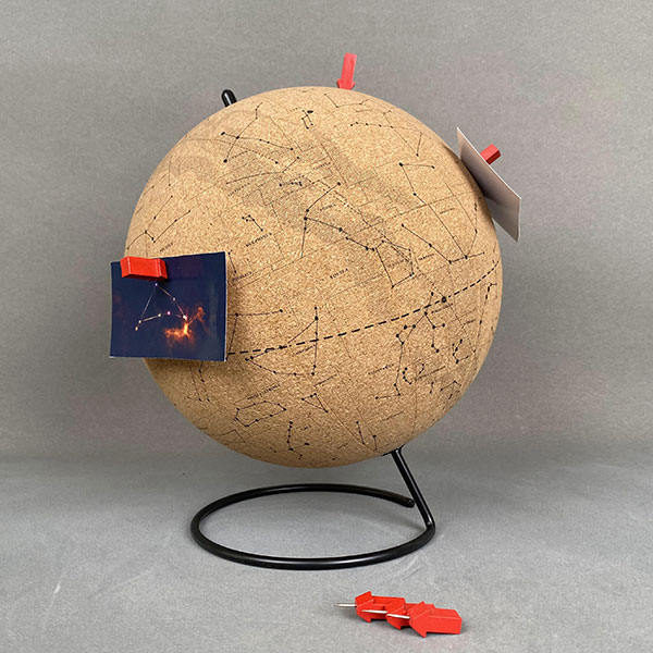 Celestial Star Cork Globe