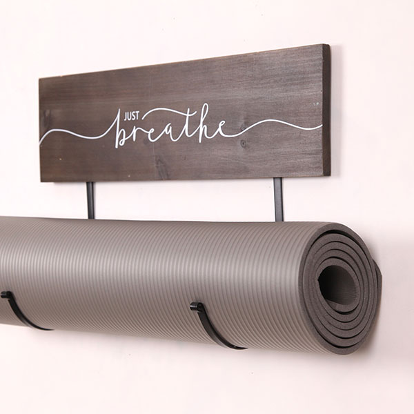 Wooden Yoga Mat Holder