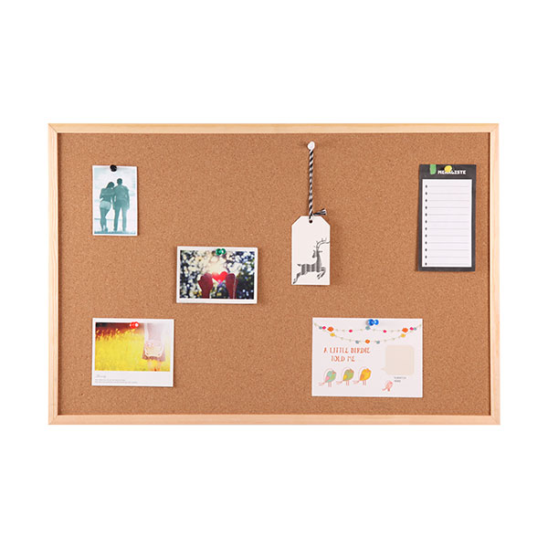 Wooden Frame Cork Pin Board