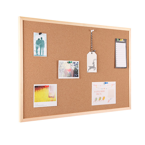 Wooden Frame Cork Pin Board