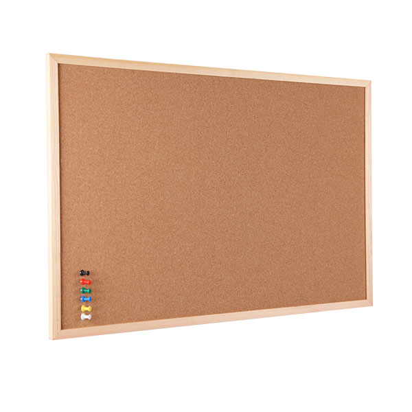 Wooden Frame Cork Pin Board