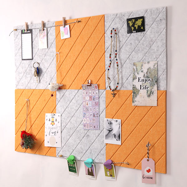 6 Pack Square Felt Bulletin Board