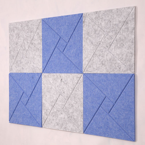 6 Pack Square Felt Pin Board Tiles