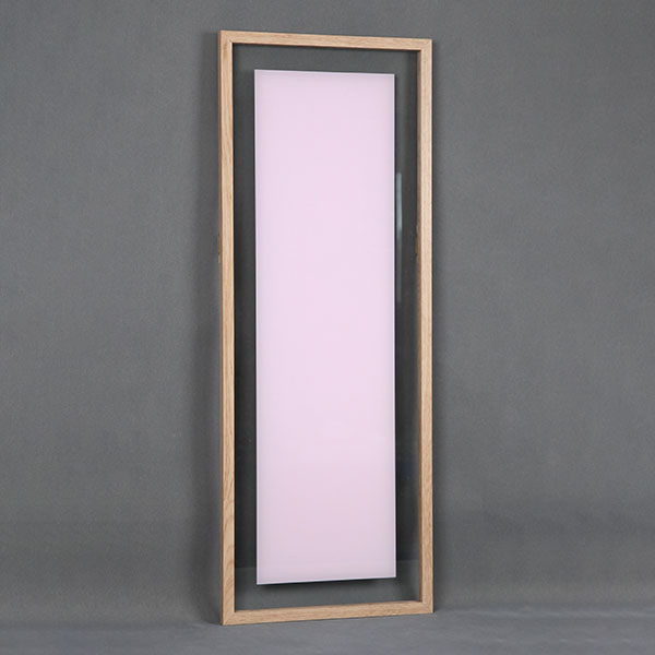 Wooden Frame Magnetic Glass Board