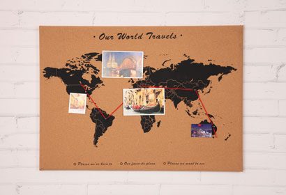 <strong>World Travel Cork Board</strong>