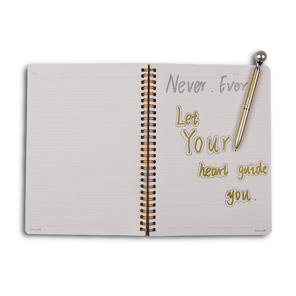 Wirebound  Hardcover Notebook