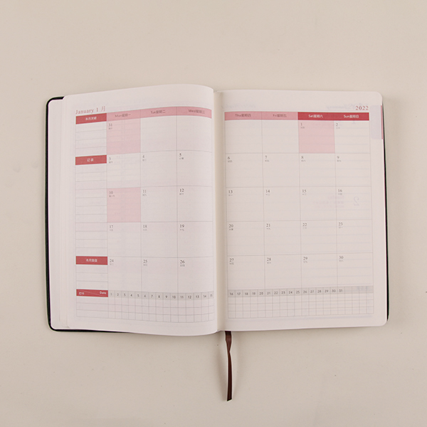 Hardcover Notebook Planner 