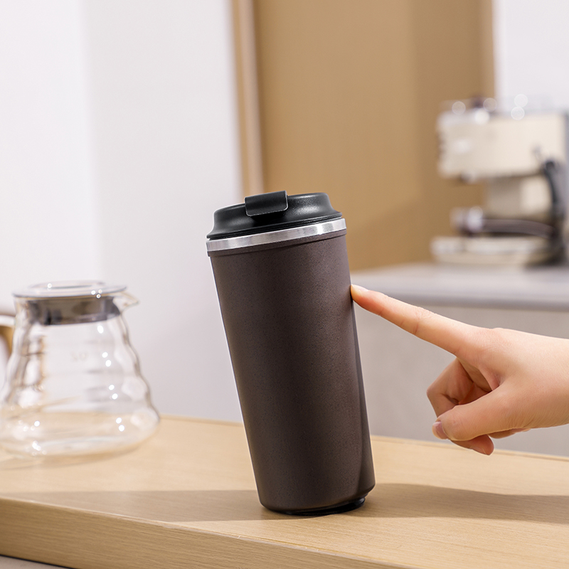 Travel Coffee Mug with Flip Lid