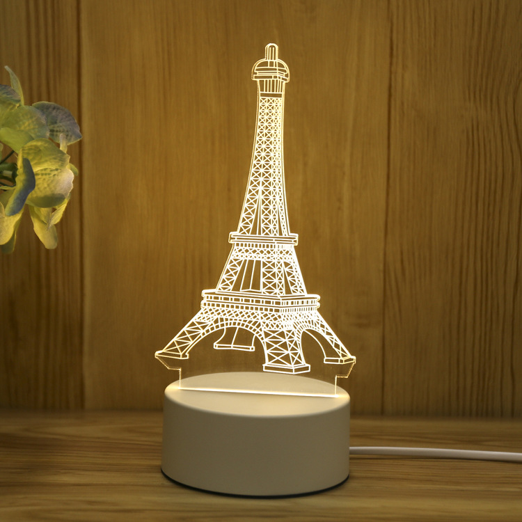 Eiffel Tower 3D Night Light