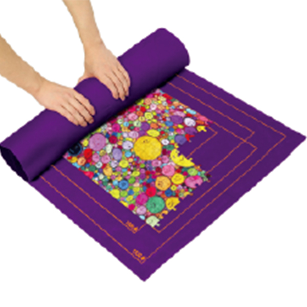 Jigsaw Puzzle Mat Roll Up with Guiding Lines