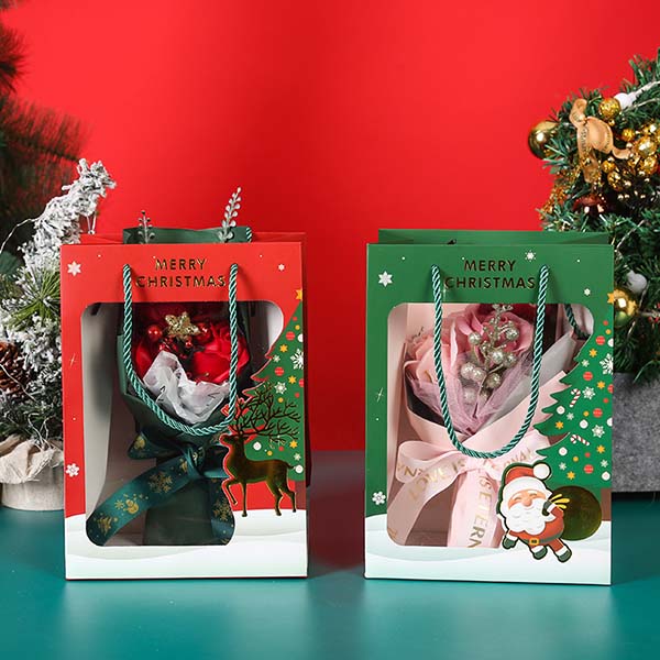 Christmas Gift Bags with Window