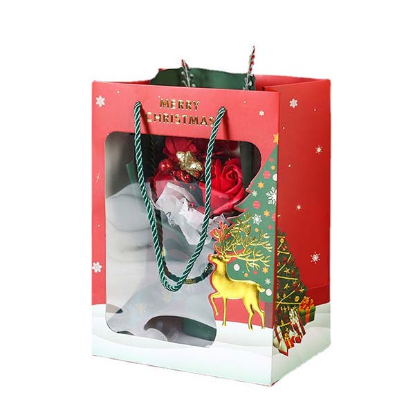 Christmas Gift Bags with Window