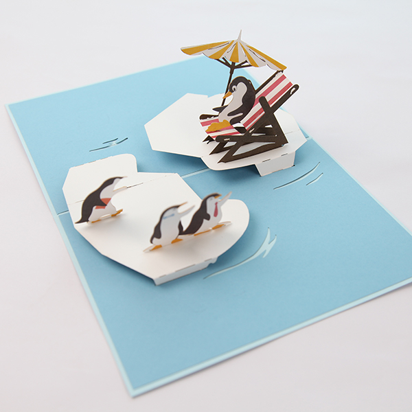 3D Pop Up Penguin Card