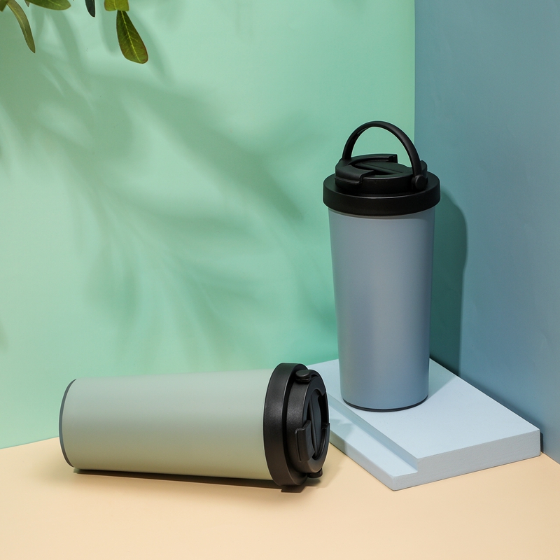 Vacuum-Insulated Travel Tumbler