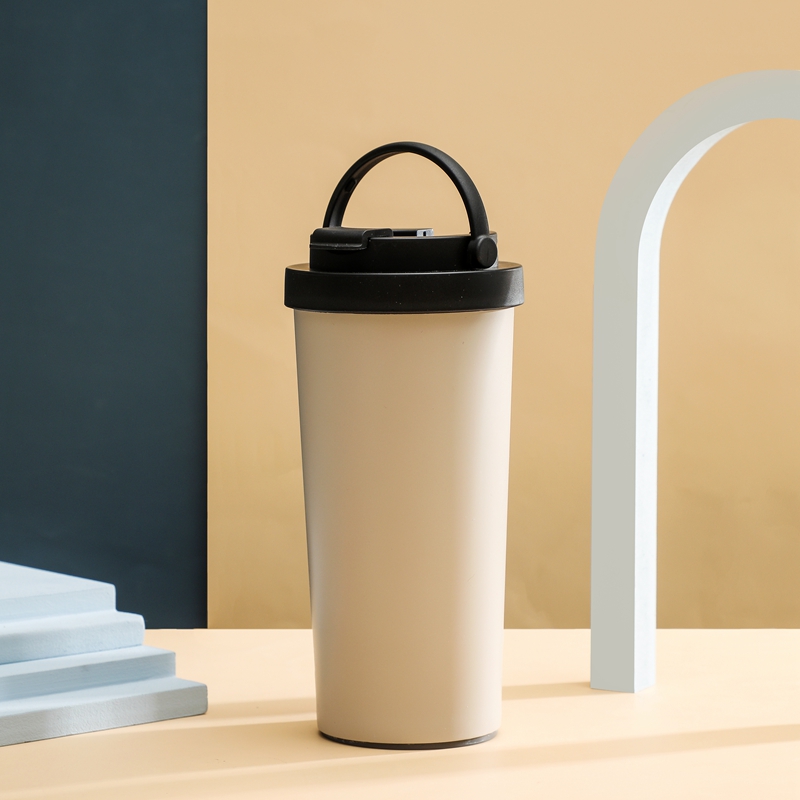 Vacuum-Insulated Travel Tumbler