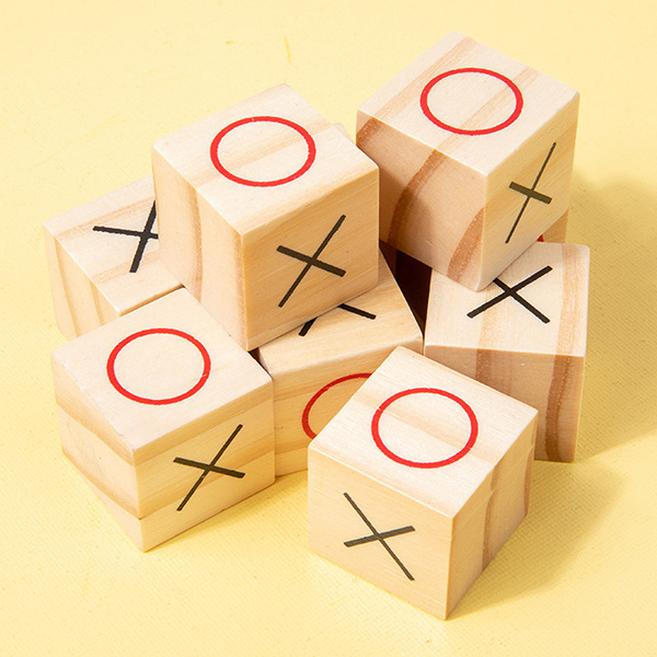 Wooden Tic Tac Toe Game