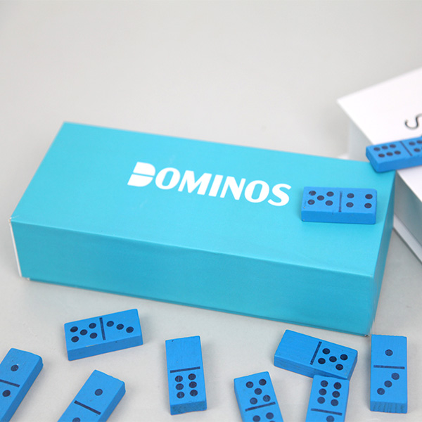 Wooden Dominoes Set