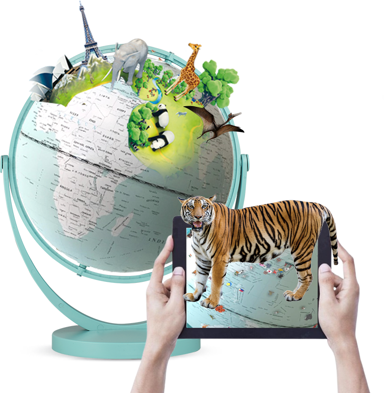 Geographic globe Smart AR World Globe