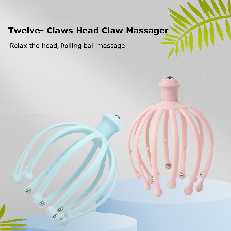 Twelve- Claws Head Claw Massager