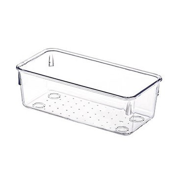 Clear Plastic Drawer Organizers Set