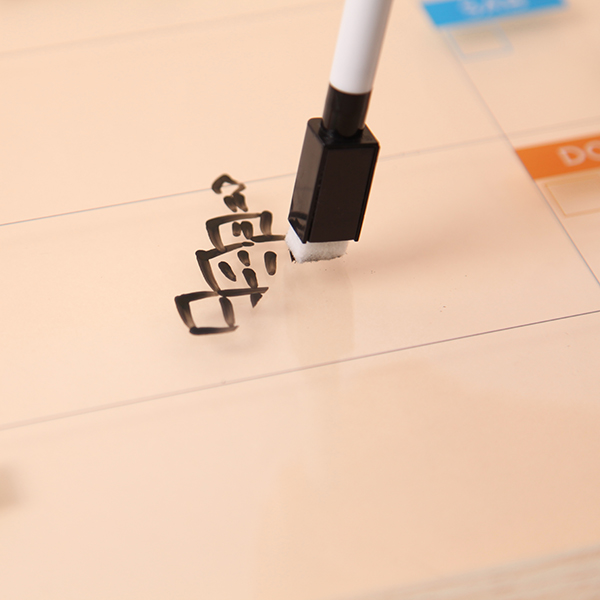 Acrylic Dry Erase Board with Weekly Planner Printing