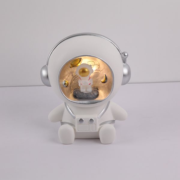 Astronaut Piggy Bank with Light