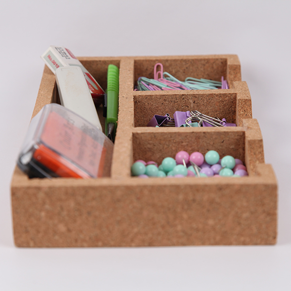 Cork Desk Organizer