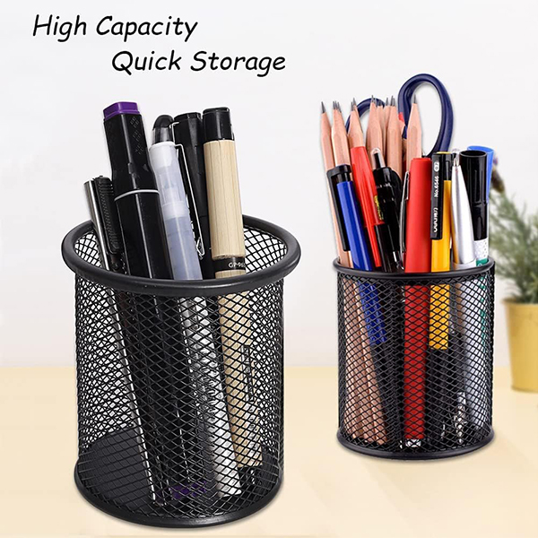 Metal Mesh Pen Holder