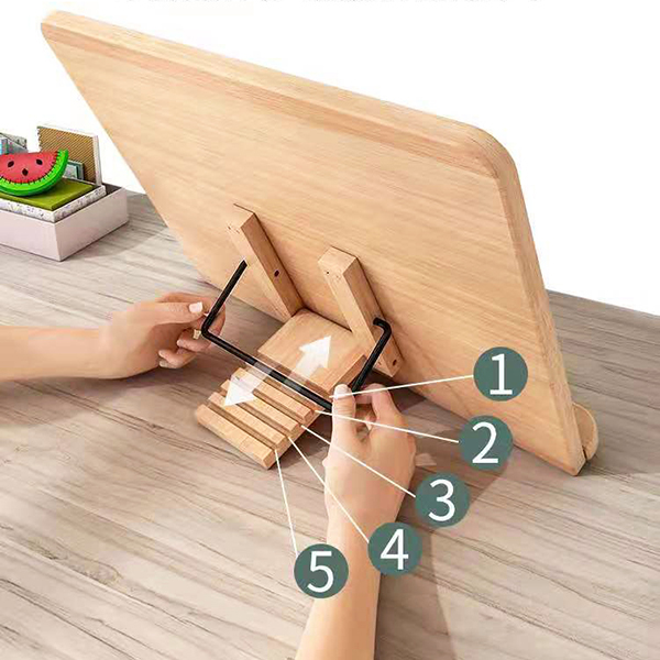 Foldable Wooden Reading Stand