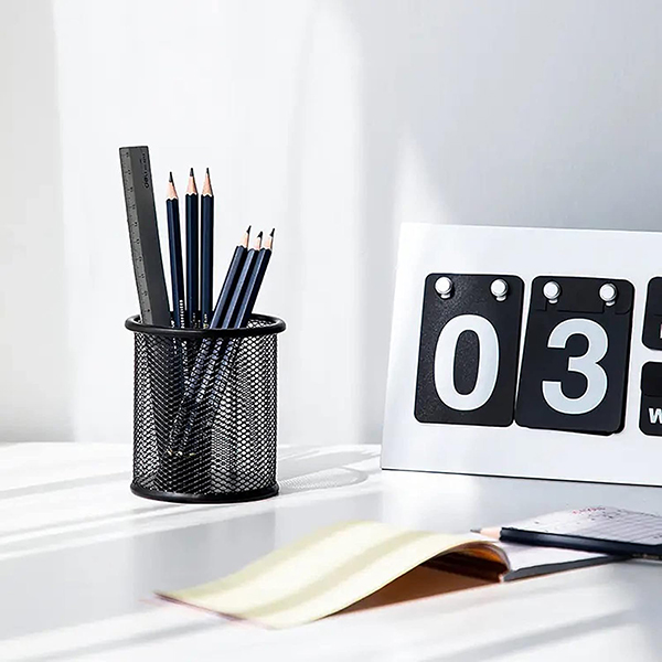 Metal Mesh Pen Holder