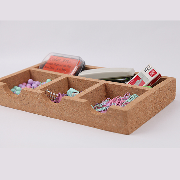 Cork Desk Organizer