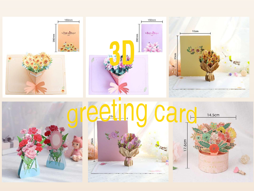 3D Greeting card for International Teachers' Day