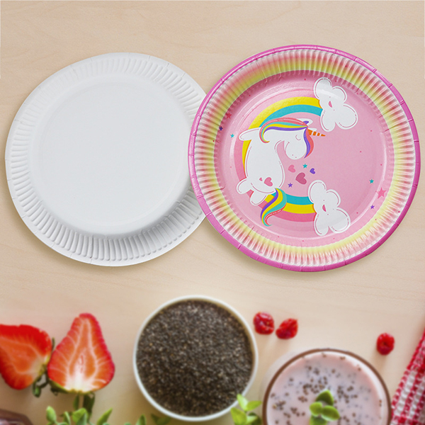 Unicorn Paper Plates Set of 8