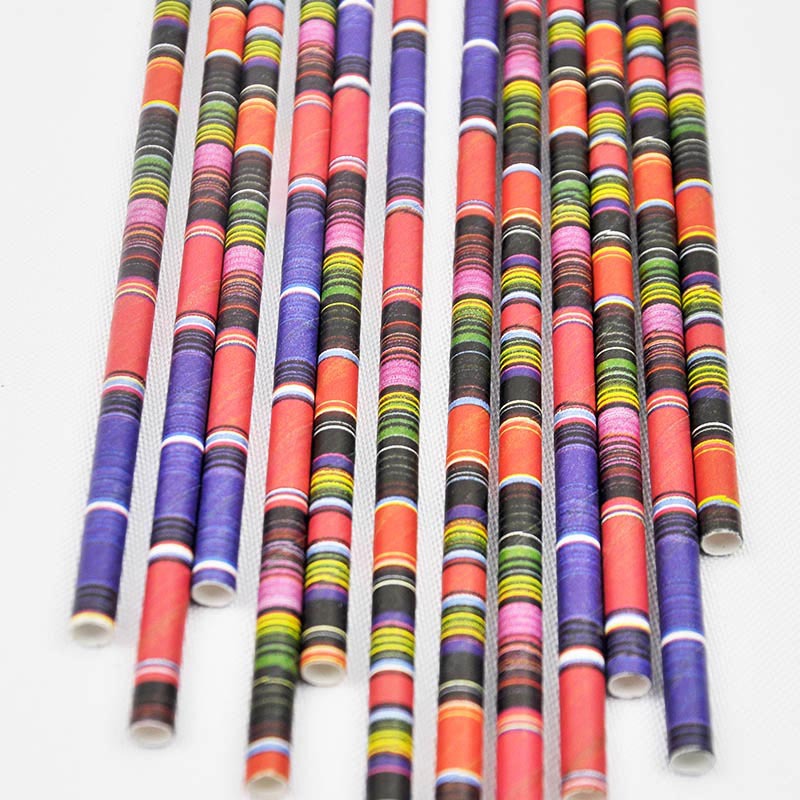 Colored Paper Straw